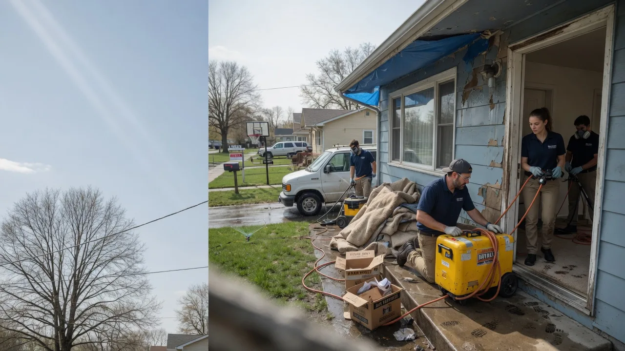 Basement Flood Cleanup in Cedar Vale, KS near me